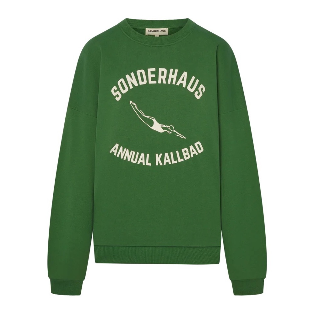 Sonderhaus Kallbad Crewneck in Kelly Green